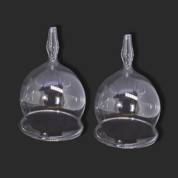 65mm Glass Cupping Therapy Cup Set – 2 Cups