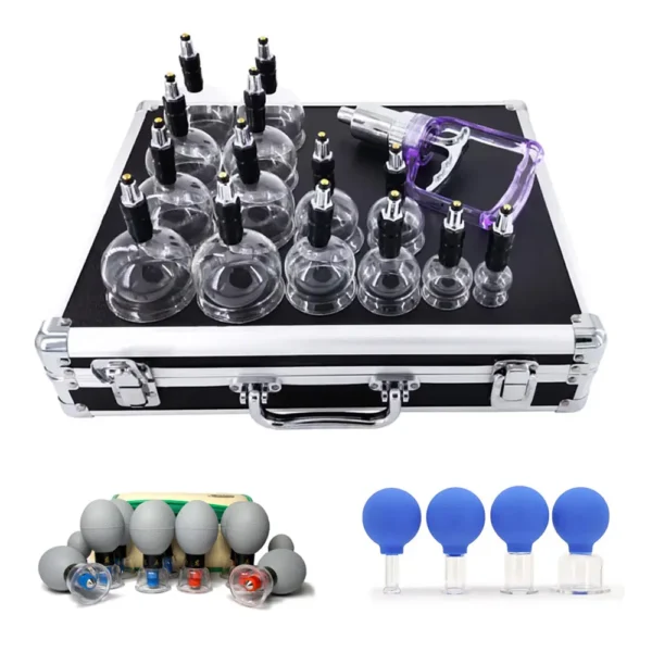 Cupping Therapy Deluxe Starter Set – 30 pcs with Online Training Course