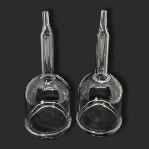 Long Neck Glass Cup Set – 2 Large Cups